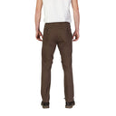 Brown Cotton Skinny Pants