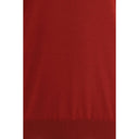 Red Fleece Wool Sweatshirt