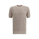 Beige Linen T-Shirt