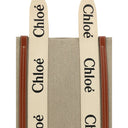 Beige Linen Shoulder Bag