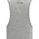 Gray Cotton Casual Dress