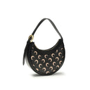 Black Polyethylene Shoulder Bag