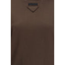 Brown Cotton T-Shirt