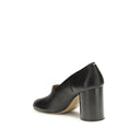Black Calf Leather Bos Taurus Platform Pumps