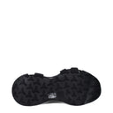 Black Cotton Low Top Sneakers