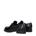 Black Leather Slip-On Loafers