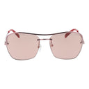 Rose Gold Metal Sunglasses