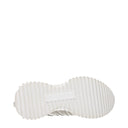 Beige Leather Low Top Sneakers