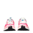 Pink Fabric Athletic Sneakers