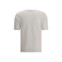 White Viscose T-Shirt