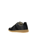 Black Rubber Low Top Sneakers