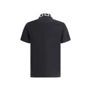 Black Cotton Polo Shirt