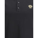 Black Cotton Polo Shirt