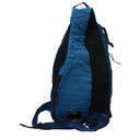 Blue Fabric Crossbody Bag