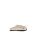 Beige Polyamide Flats