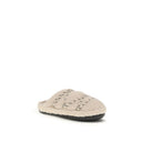 Beige Polyamide Flats