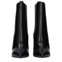 Black Leather Ankle Boots