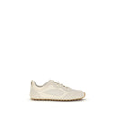 Cream Calf Leather Bos Taurus Low Top Sneakers