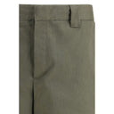 Green Cotton Chino Pants