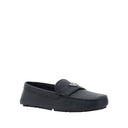 Black Calfskin Slip-On Loafers