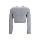 Gray Wool Cardigan