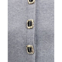Gray Wool Cardigan