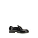 Black Calf Leather Bos Taurus Slip-On Loafers