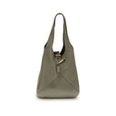 Green Buffalo Leather Shoulder Bag