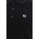 Black Cotton Polo Shirt