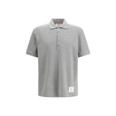 Gray Cotton Polo Shirt