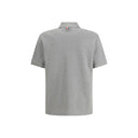 Gray Cotton Polo Shirt