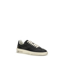 Black Calf Leather Bos Taurus Sneakers