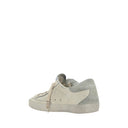 White Calf Leather Bos Taurus Low Top Sneakers