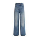 Blue Cotton Jeans Denim