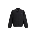 Black Recycled Polyamide Full-Length Jacket