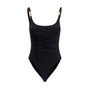 Black Polyamide One-Piece Swimsuit