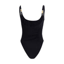 Black Polyamide One-Piece Swimsuit