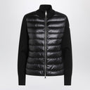 Moncler Black padded zip-up cardigan