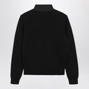Moncler Black jacket with wool sleeves