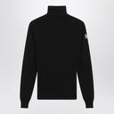 Moncler Grenoble Black wool-blend turtleneck sweater