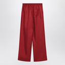 Loulou Studio Wide red trousers in silk