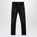 AMIRI Vintage black skinny jeans with logo embroidery