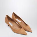 Jimmy Choo Décolleté Amelia in suede color Toffee