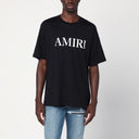 AMIRI Black cotton T-shirt with logo