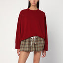 Loulou Studio Burgundy cashmere sweater