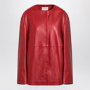 Loulou Studio Red Atalia leather jacket