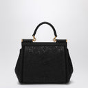 Dolce & Gabbana Dolce&Gabbana Black embroidered handbag Sicily medium