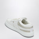 Givenchy White/beige leather and suede sneakers 4G