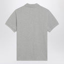 Ami Paris Ami De Coeur grey polo shirt