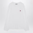 Ami Paris White Ami De Coeur T-shirt
